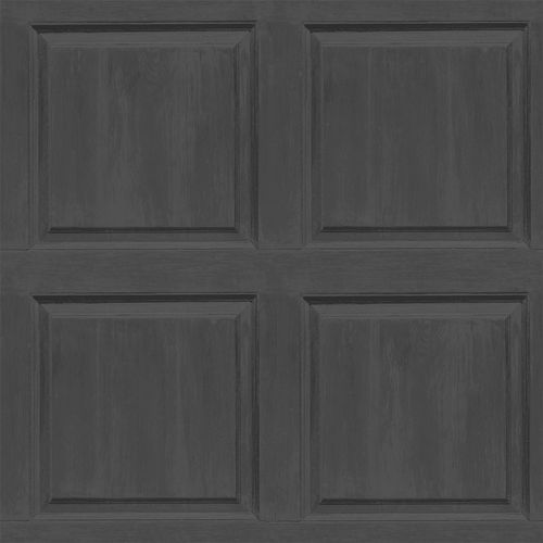 Washed Panel Charcoal wallpaper