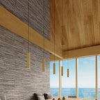 Scandinavian Design Wood Pendant Lamp - GU10