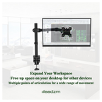 13-27 Inch Movable desktop TV stand TSND-02 Bearing 8Kg/Vese100*100/90° tilt/360° rotation/180° swivel