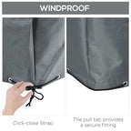 Waterproof & UV Resistant 200x73cm Garden Furniture Cover - Oxford Fabric