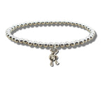 Silver Girls Teddy Beaded Bracelet - Gift