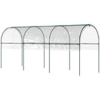 Tomato Greenhouse with Top Tap, Pointed Bottom and Guy Ropes, Clear