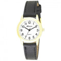 Ladies Classic Leather Strap Watch - Clear Easy Read Dial - Quality Quartz Movement