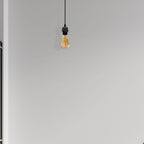 Industrial Grey Pendant Light Fitting, Lampshade Addable E27 Lamp Holder UK Holder Fitting Set With PVC Cable