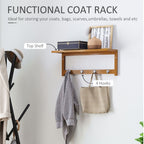 Wall Clothes Rack, 50Lx17Wx20H cm