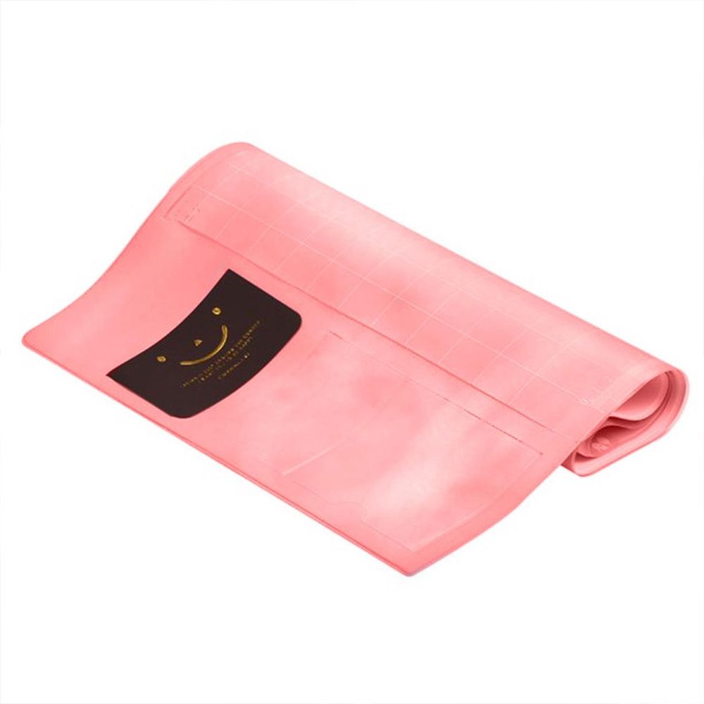 Multifunctional Pink Office Desk Mouse Mat: Eco-friendly, PVC+DS Material - Calendar, Phone Holder & More