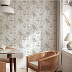 Keeka Floral Blue Cream