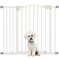 Adjustable Metal Pet Gate - Auto-Close Safety Barrier