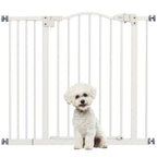 Adjustable Metal Pet Gate - Auto-Close Safety Barrier