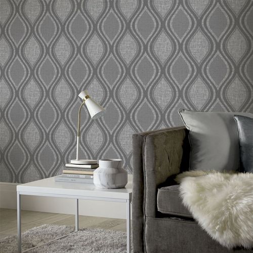 Curve Charcoal Wallpaper sw6 wallpaper