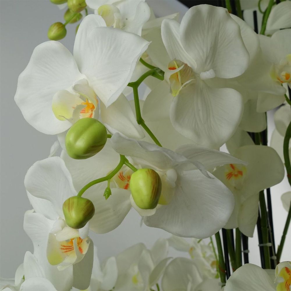 150cm Giant White Orchid Plant - Artificial - 189 Real Touch Flowers