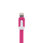 High-Quality Tangle-Free Pink USB to 8 Pin Cable - 1m Length - Sync & Charge All Devices