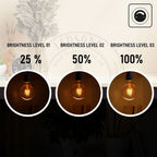 Vintage G95 E27 4W LED Filament Bulb Retro 2700K Warm White Screw Bulb