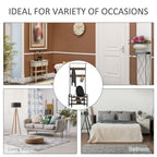 Coat Rack Stand Industrial hallway Shoe Rack Removable Hooks Metal Wood Hangers Storage Cabinet Rustic Brown 72L×34W×185H(cm)