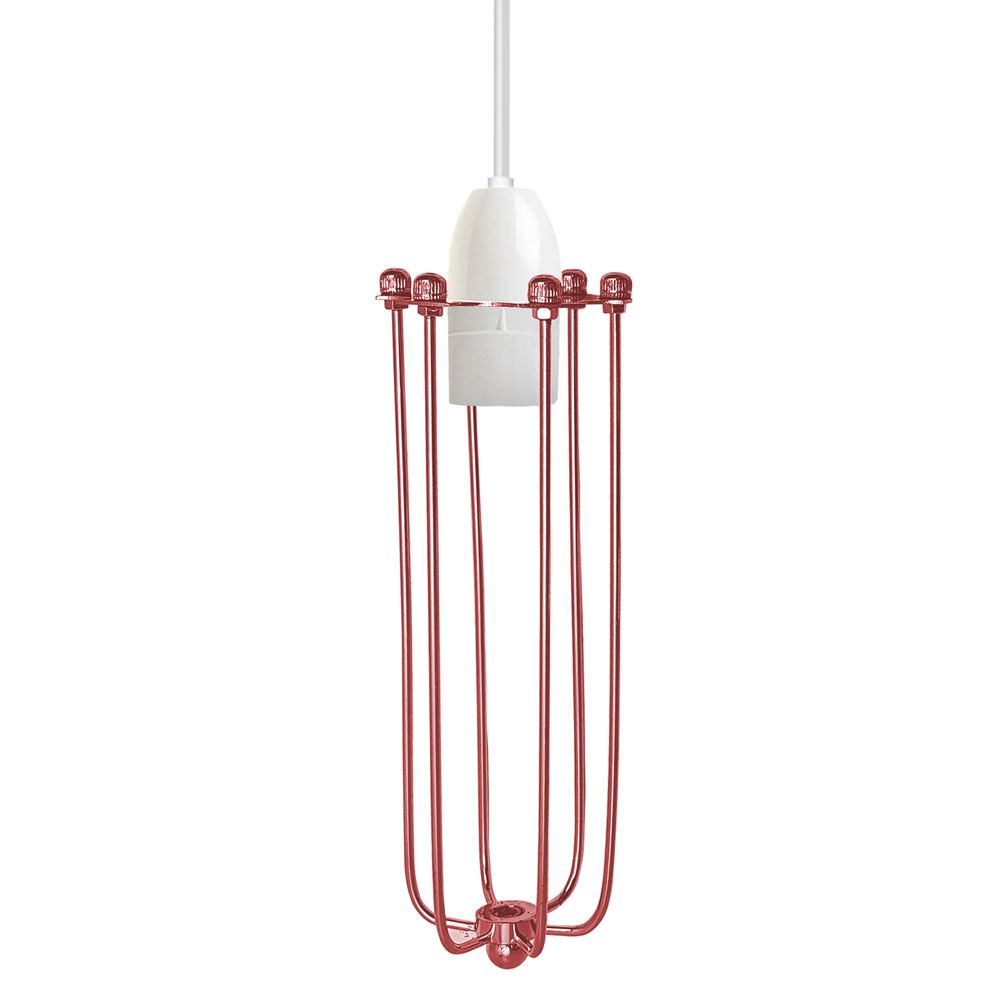 Vintage Industrial Rustic Lampshade - Rose Gold Cage Frame - Metal - for Any Space - CE Approved