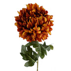 Orange Silk Chrysanthemum - Large 75cm