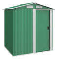 5ft x 4.3ft Outdoor Metal Storage Shed - Sliding Door, Sloped Roof