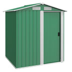 5ft x 4.3ft Outdoor Metal Storage Shed - Sliding Door, Sloped Roof