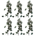 6-Pack Trailing Alocasia Dragon Scale Dark - 120cm Artificial Hanging Plants