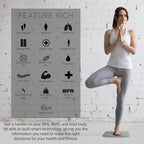 16-in-1 Health Bluetooth Smart Scale, Silver