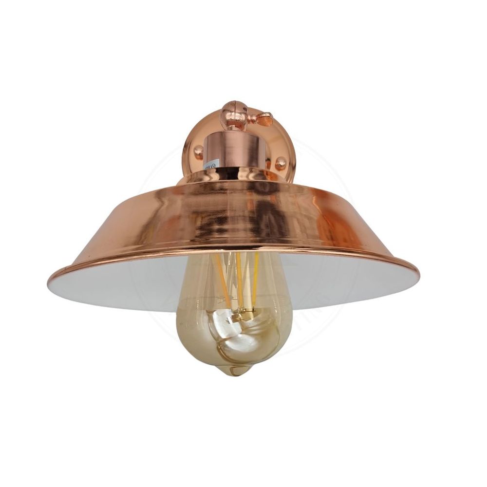 Vintage Industrial Rose Gold Retro Wall light Sturdy Metal Lamp Shade Lights Classic Style Electroplated Finish E27 lamp in Gold