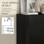 Shoe Storage Cabinet with Soft-Close Hinges and Adjust Shelves