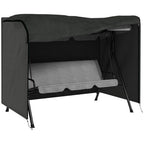 Large Outdoor Swing Chair Cover Garden Furniture Protector 164cm Grey