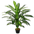 110cm/3.6FT Artificial Dracaena Tree Decorative Plant 40 Leaves