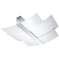 Celia Modern Design Ceiling Lamp - Steel & Glass - E27