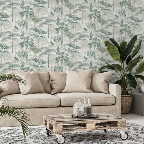 King Palm Green wallpaper