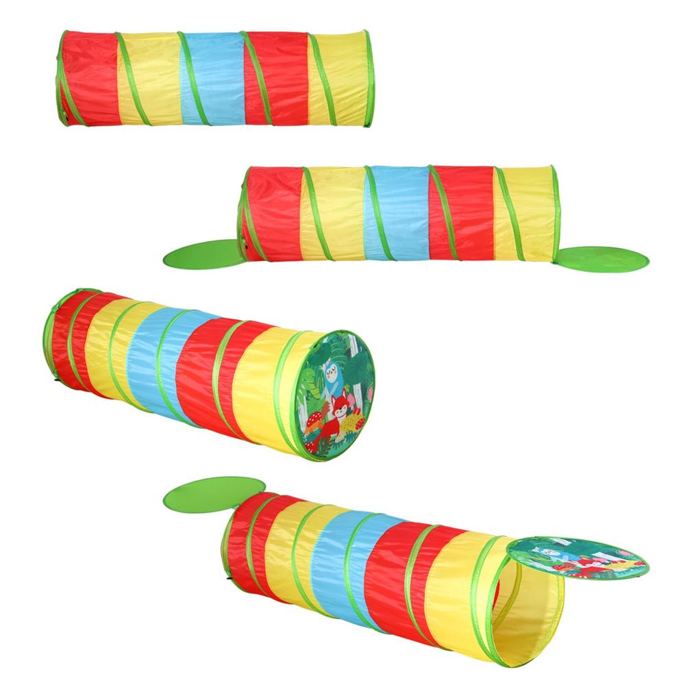 Play Tunnel: Multicoloured Pop Up Jungle Indoor/Outdoor Garden Tents for Kids - Endless Fun
