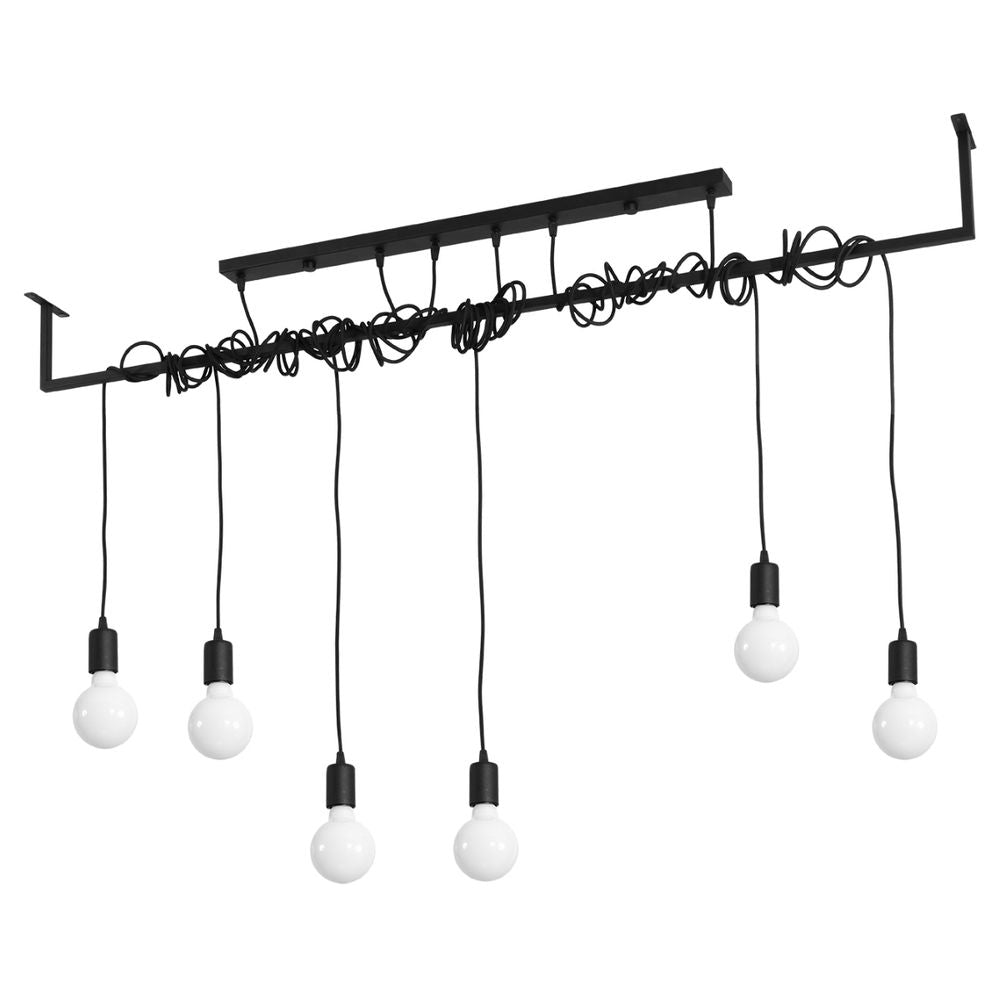 Stunning Salamanca Chandelier: Modern Design, E27, Fabric & Steel