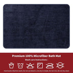 Navy Bath Mat: Ultra Soft & Comfortable, 50x80cm