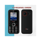 TTfone TT150 Black Dual SIM Mobile - USB Cable - O2 Pay As You Go