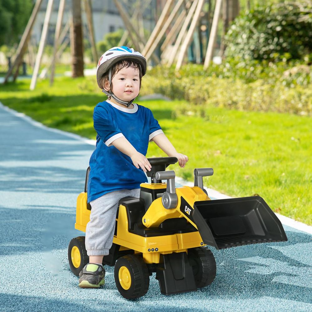 Kids Construction Ride-On Toy with Manual Shovel - Ages 1 to 3