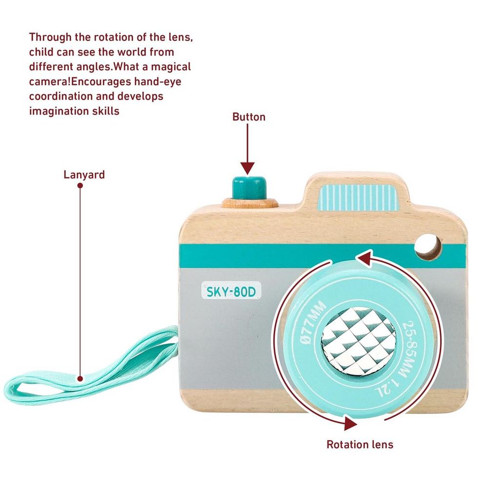 Wooden Camera - Quality Imaginative Play