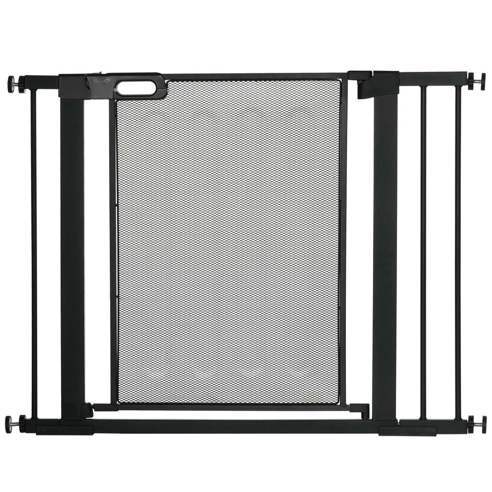 Pressure Fit Safety Gate, Auto Close, 75-103 cm, Black
