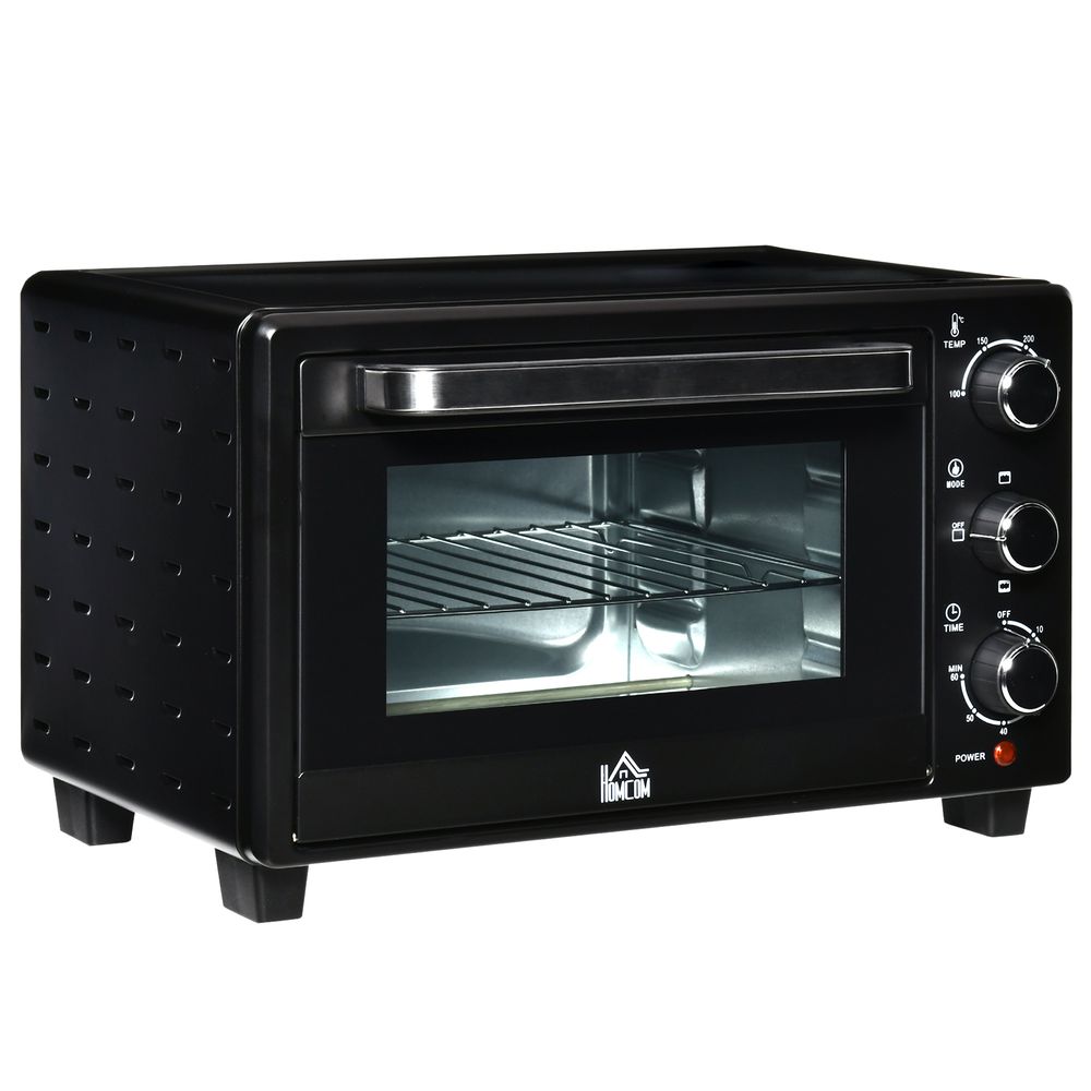 21L Mini Oven, Grill, Toaster Timer, Baking Tray & Wire Rack - 1400W