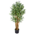 125cm Luxury Artificial Olive Tree Range with Crafted Detail