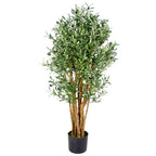 125cm Luxury Artificial Olive Tree Range with Crafted Detail