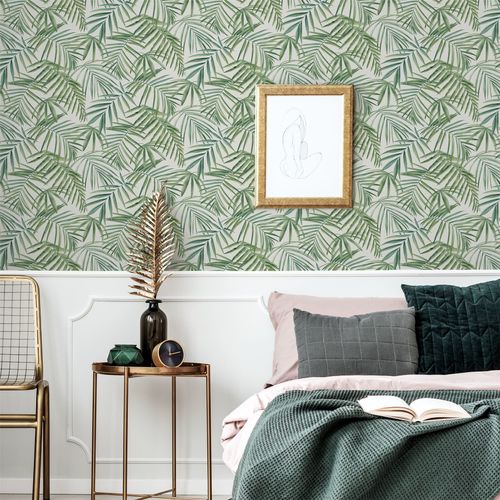 Palm Leaves Green wallpaper