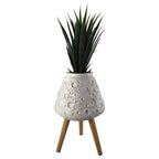 62cm x 40cm Large Lunar White Planter in White