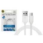 Premium GVC USB Type C Cable - 1m | Fast Charging & Data Sync | Compatible with Phone & Pad