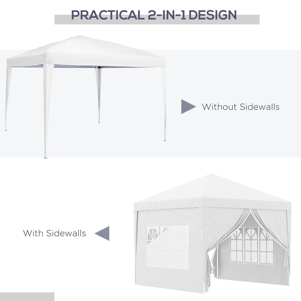 3mx3m Pop Up Gazebo - for Parties, Weddings, and Outdoor Events - Easy Set-Up and!