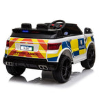 Dual Drive 12V 7Ah Police Car with 2.4G Remote Control White