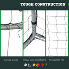 8ftx5ft Football Goal - Easy Setup - Net - for Training & Matches