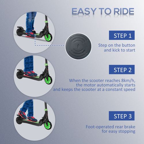 Folding Electric Scooter with Rear Wheel Brake