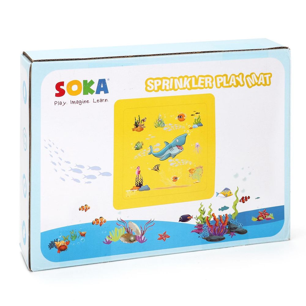 Yellow Square Sprayer - Multipurpose Splash Mat