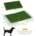 Dog Toilet - Indoor, Artificial Grass, Grid Panel, Tray: The Perfect Solution for Easy Pet Waste Management!