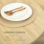 Folding Dining Table Foldable Drop Leaf Dinner Table for Kitchen